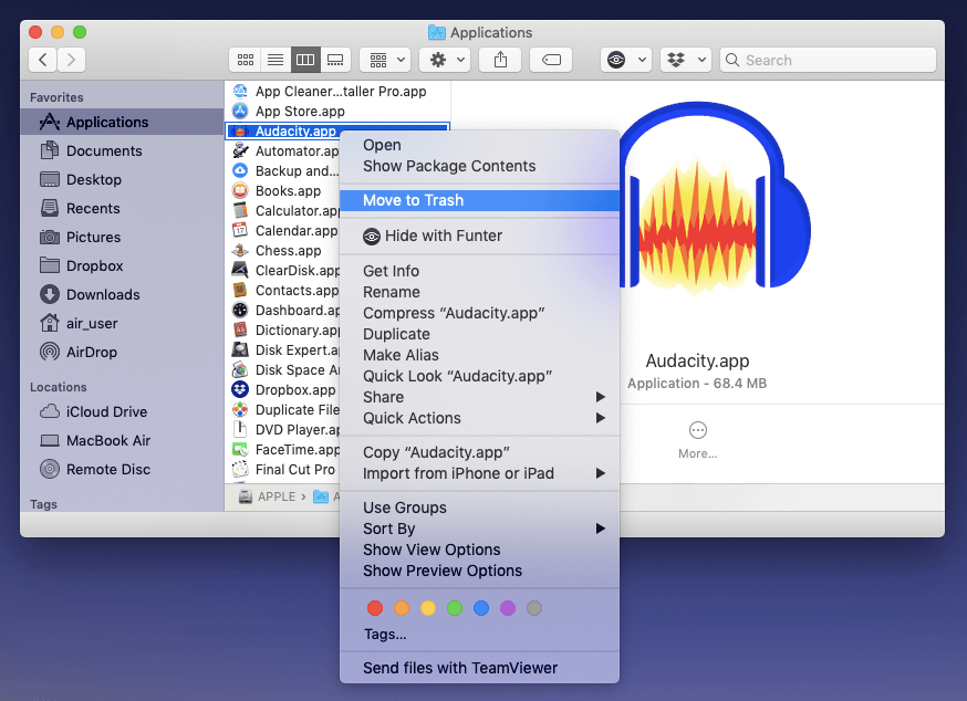 is there audacity for mac